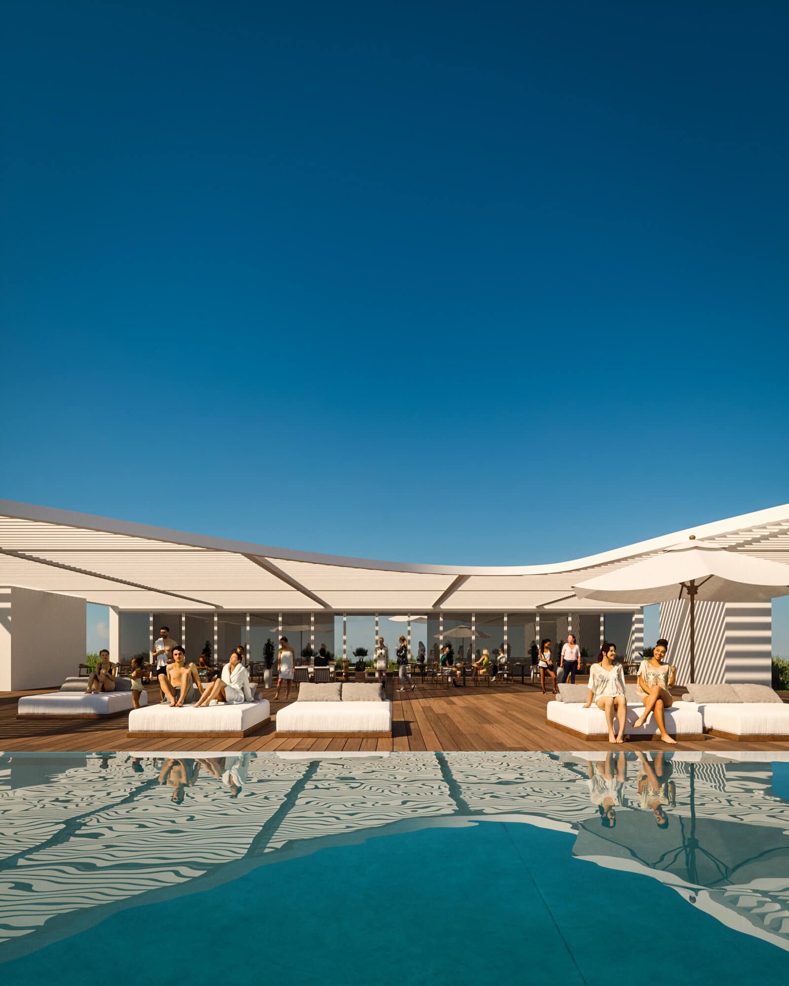 Portugal Golden Visa - Rooftop pool